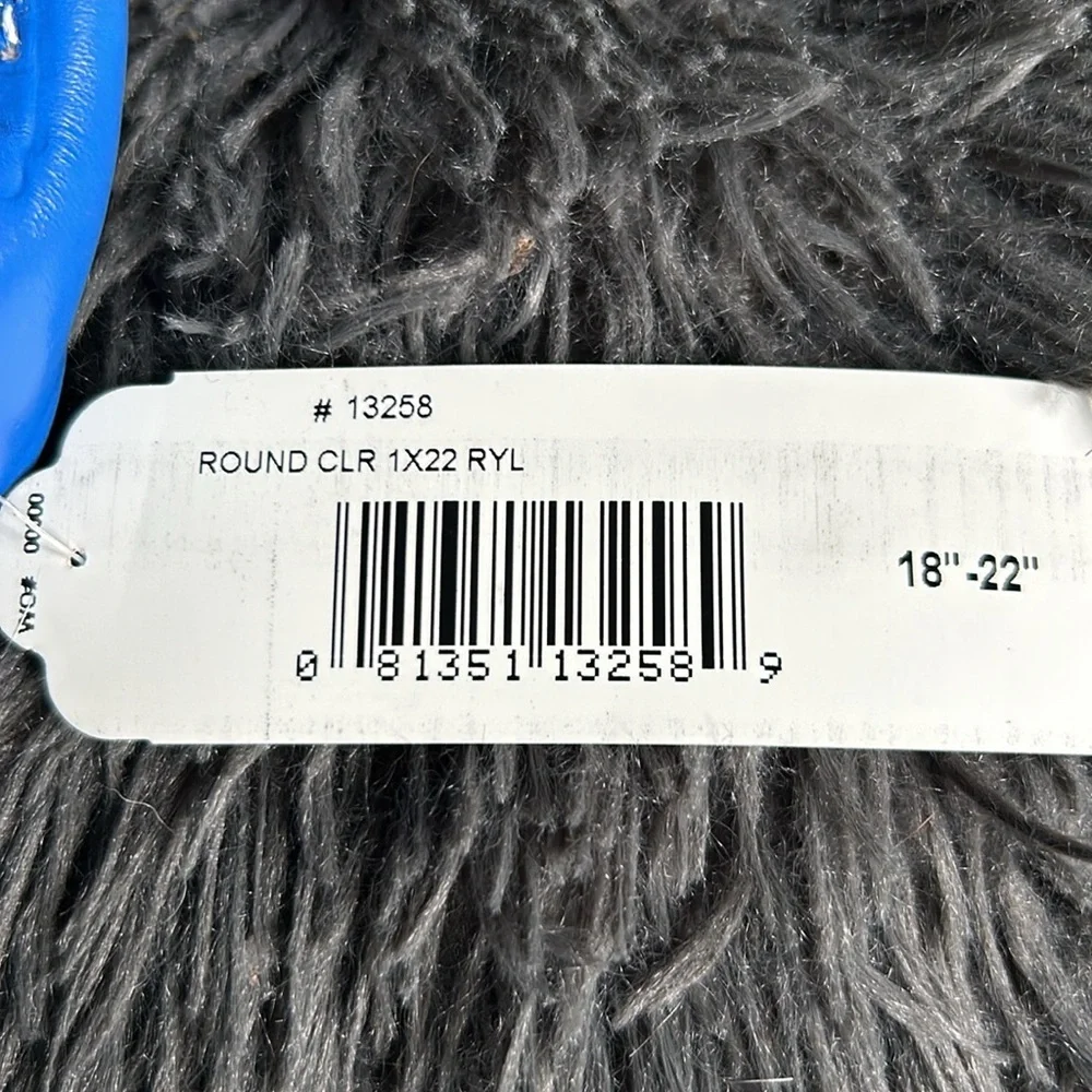 NWT Auburn Leathercrafters Rolled Leather Dog Collar 18-22”